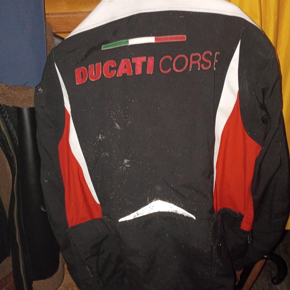 Ducati Corse Men’s Black & Red Performance Riding Jacket